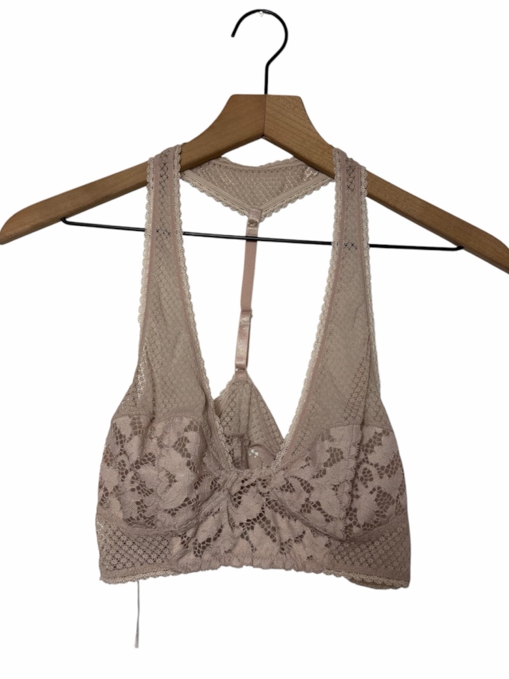 Free People Intimately Beige Lace Bra Women's Size Large